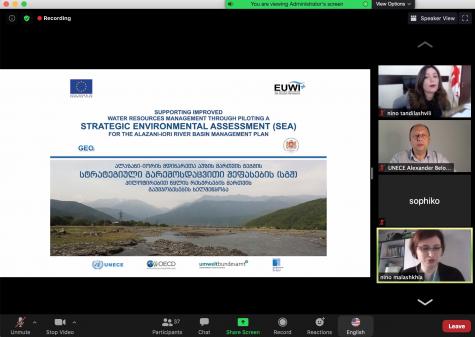 Stakeholder Meeting on the Application of SEA for draft Alazani-Iori River Basin Management Plan