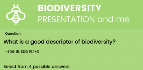 Biodiversity - Presentation and me