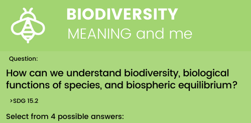 Biodiversity - Meaning and me