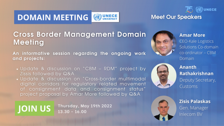 38th UN/CEFACT Forum: Cross Border Management Domain Presentation