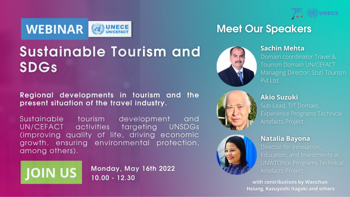 38th UN/CEFACT Forum: Sustainable Tourism and SDGs38th UN/CEFACT Forum: Sustainable Tourism and SDGs
