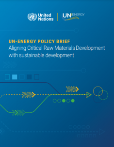 UN-Energy Policy Brief: Aligning Critical Raw Materials Development with  sustainable development | UNECE