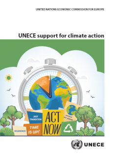 UNECE Climate action brochure cover