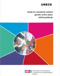 Cover image of Guide for standards-related gender action plans publication