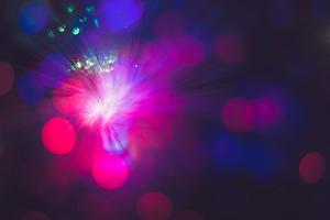 colourful sparks and blurred forms